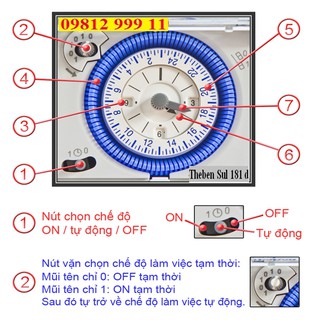 Công Tắc Hẹn Giờ GERMANY Đức Theben SULD 181 D