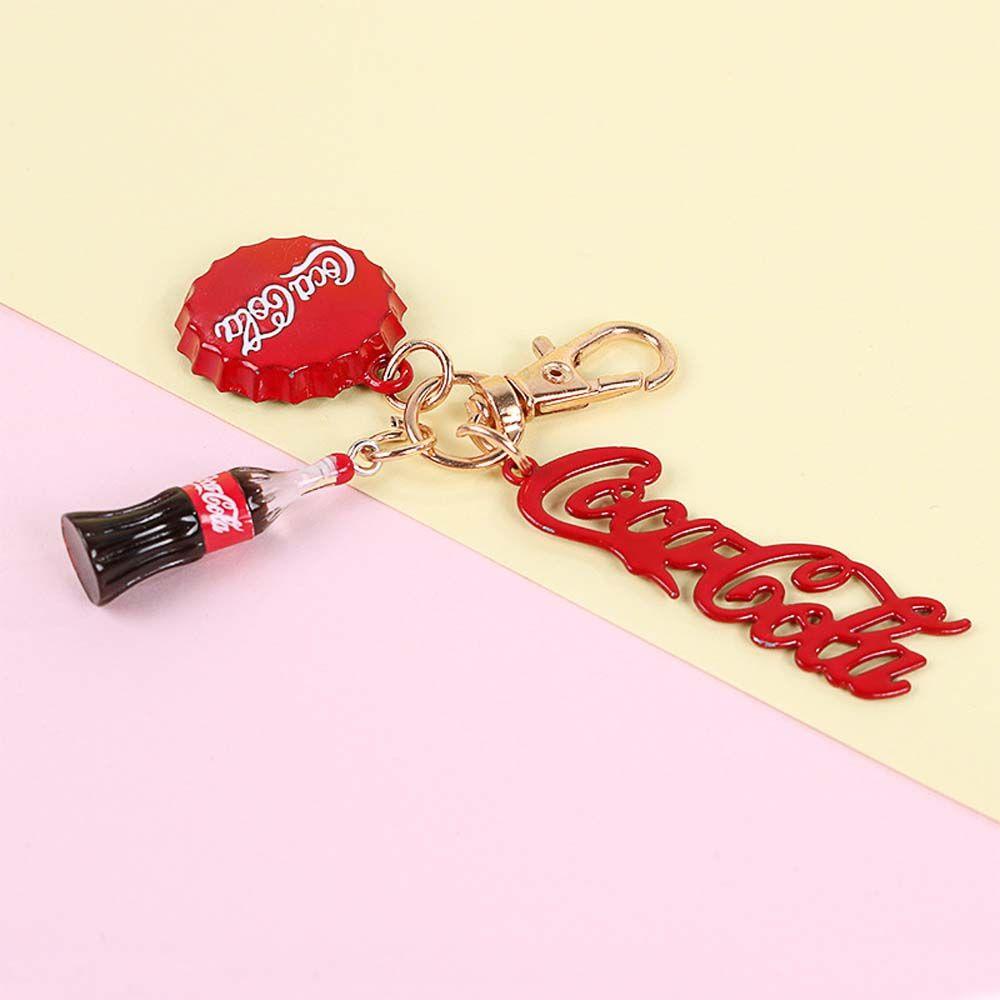 LILYES Móc Khóa Hình Chai Coca Cola Dễ Thương