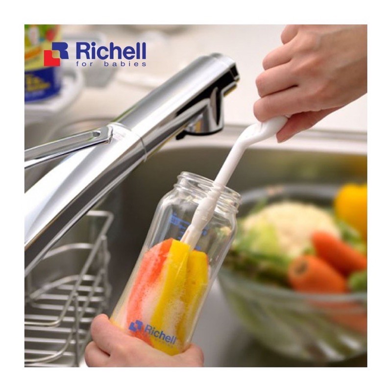 CHỔI CỌ BÌNH SỮA CÓ MÚT BẢO VỆ BÌNH RICHELL
