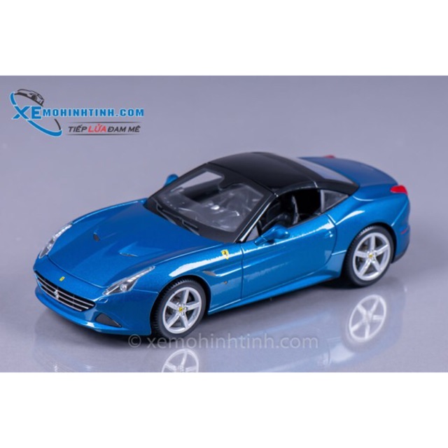 Xe Mô Hình Ferrari California T 1:18 Close Top Bburago (Xanh)