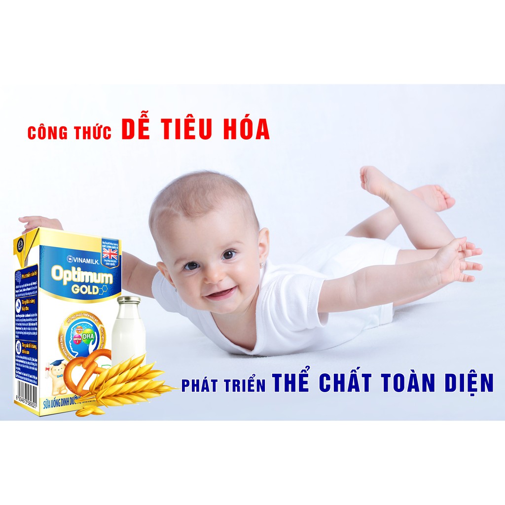 Thùng sữa bột pha sẵn Optimum Gold 110ml (48 hộp)