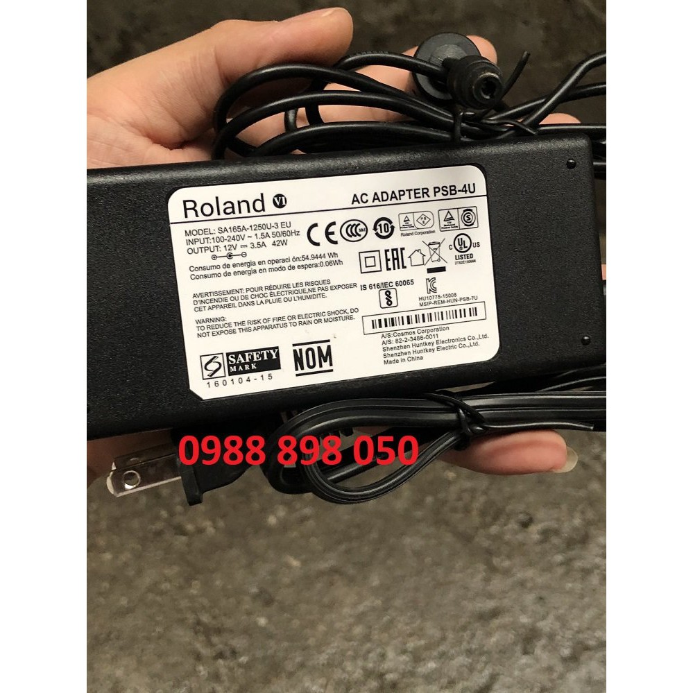 ADAPTER NGUỒN ĐÀN ROLAND 12V 3.5A PSB-4U