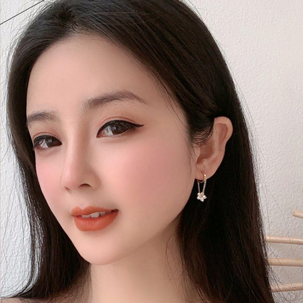 Khuyên Tai Lủng Lẳng Bằng Hợp Kim Hàn Quốc Ngọt Ngào Cho Nữ Bern