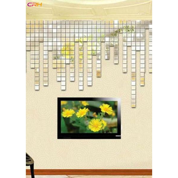 Giấy dán tường dạng gương chống nước