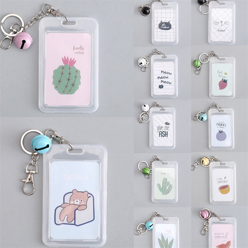 Bao đựng thẻ có móc khóa tiện lợi xinh xắn