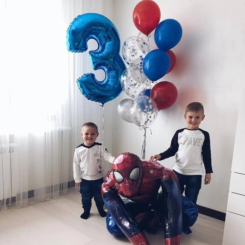 [Hàng có sẵn] Bong bóng hình siêu anh hùng Avengers Captain Iron Man Batman