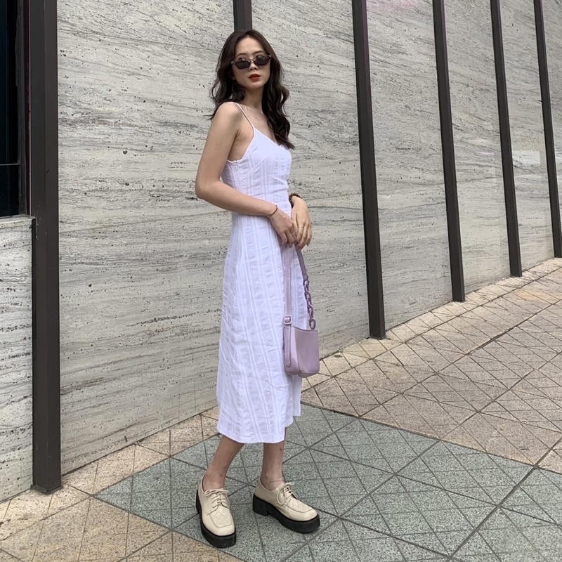 Đầm váy nữ 2 dây dáng dài form ôm hàng thiết kế Huien Design cổ tim tôn body, đầm dự tiệc sang trọng