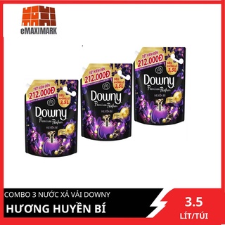 COMBO 3 túi Nước xả vải Downy Huyền bí 3.5LX3