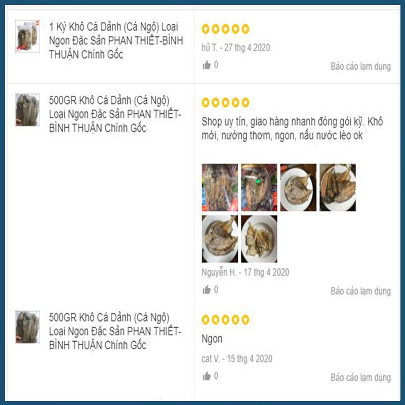 250GR Khô Cá Dảnh  Loại Ngon Đặc Sản Nổi Tiếng Phan Thiết-Bình Thuận Bao Ngon Rẻ