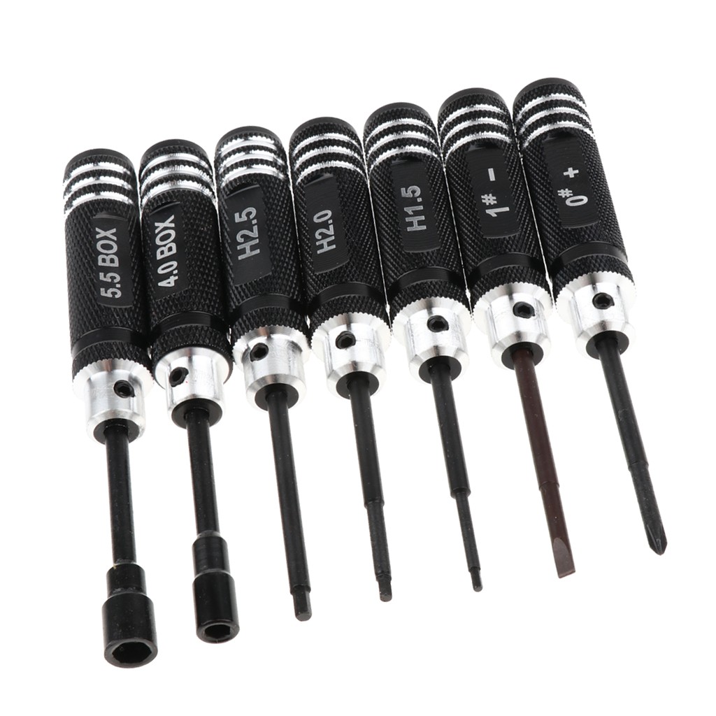 Bộ 7 Tua Vít Thép Sửa Chữa Mô Hình Máy Bay Điều Khiển Từ Xa