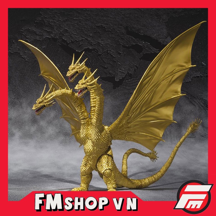 MÔ HÌNH QUÁI VẬT SHM KING GHIDORAH 1968  BL MÔ HÌNH NHÂN VẬT