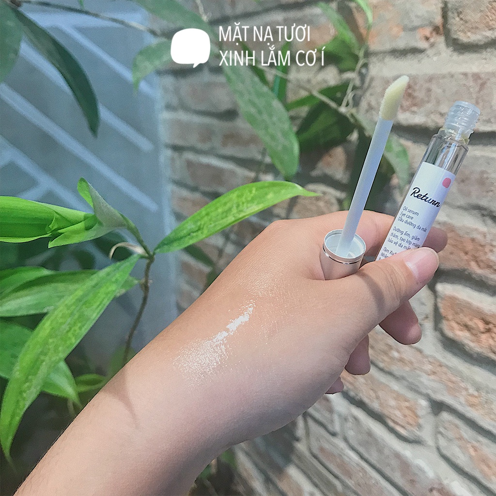 Kem mắt dạng dầu dưỡng Return 8ml 100% dầu dưỡng organic nhập khẩu giúp chống lão hoá quầng thâm - Mặt Nạ Tươi