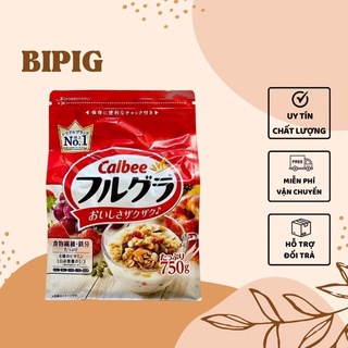 Ngũ cốc Calbee mẫu mới 750g nội địa Nhật Bản