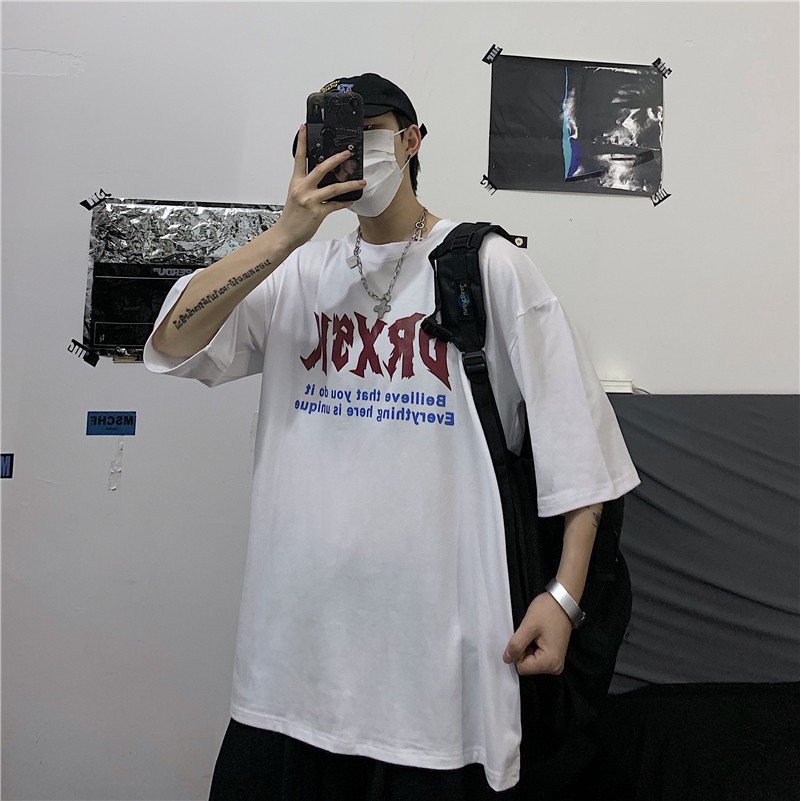 Áo thun nam nữ form rộng Yinxx, áo phông tay lỡ ATL125