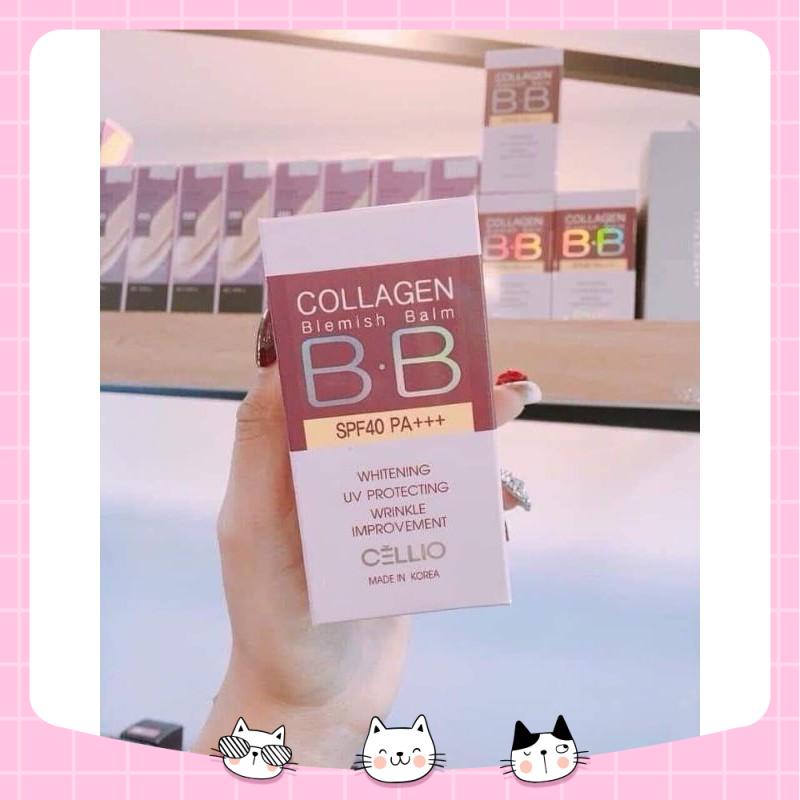 Kem Nền BB Collagen Cellio Hàn Quốc 40g