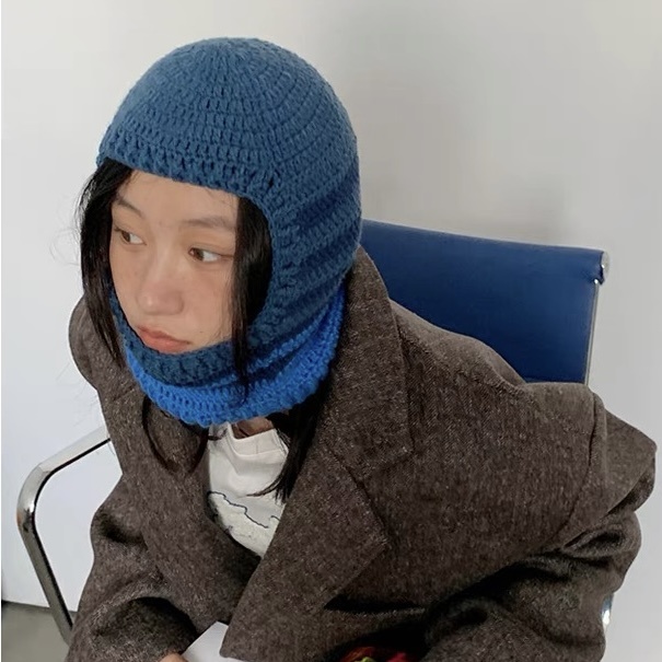 Mũ balaclava dệt kim MG STUDIO cao cấp