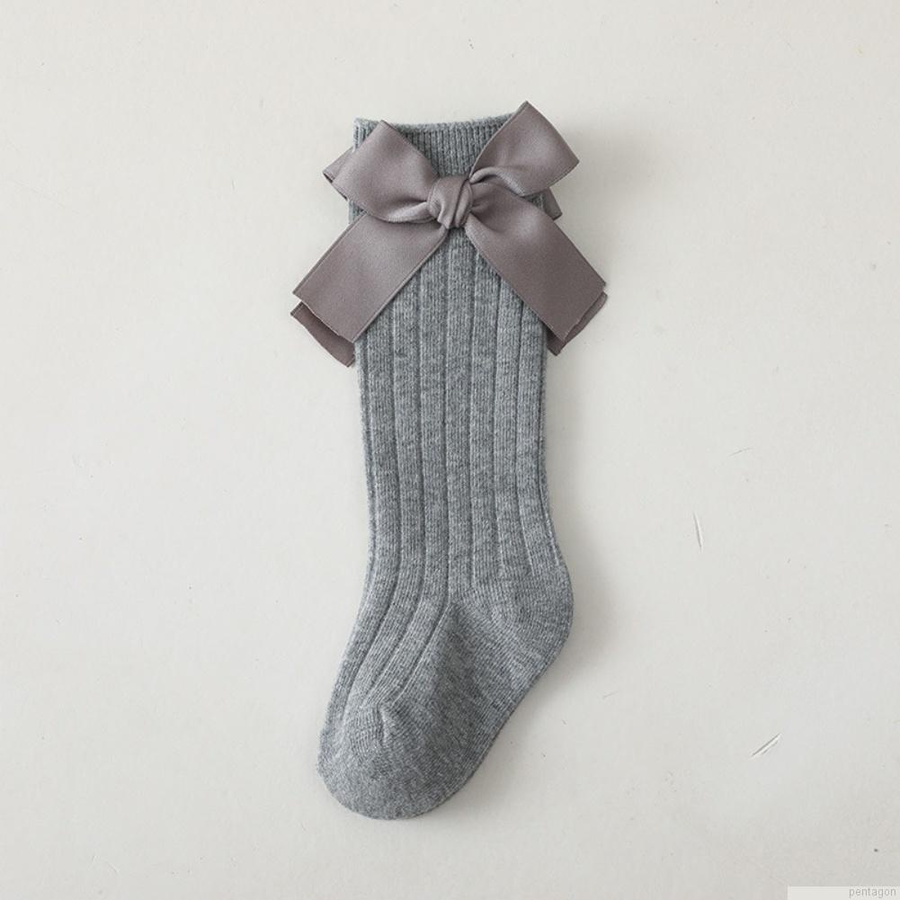 Vớ cotton cổ cao thoáng khí màu sắc kẹo ngọt cho bé gái từ 0-10 tuổi