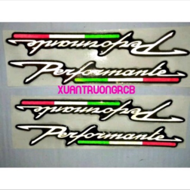 Tem phản quang xe máy