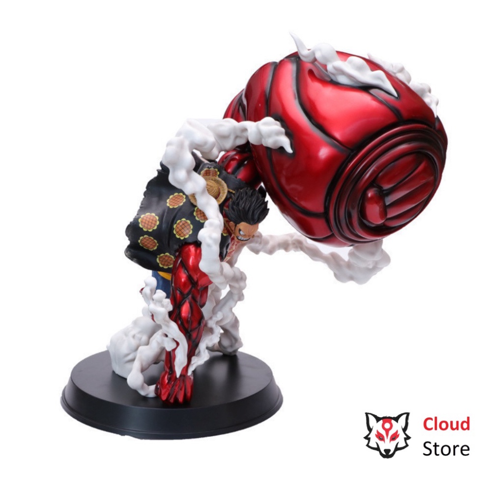 Mô hình One Piece Luffy gear 4 chính hãng cao cấp CLOUD STORE cao 25cm, nhân vật anime, figure one piece - Hàng mới về