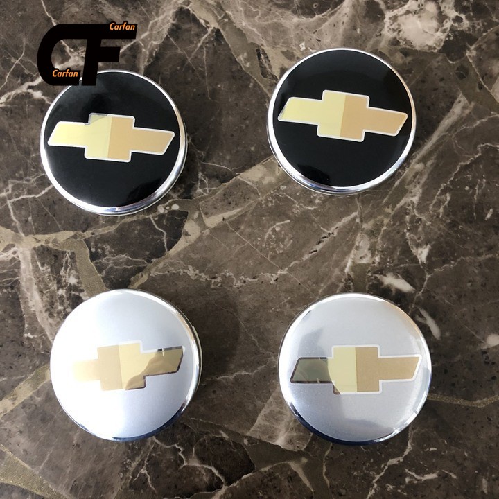 1 Chiếc Chevrolet  Logo chụp mâm, ốp lazang bánh xe ô tô Chevrolet đường kính 63mm Hubcaps.