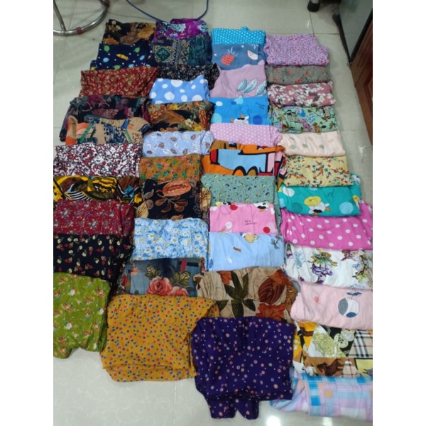 Đầm lanh đầm tole ĐUÔI CÁ mặc ngủ free size 43kg - 60kg
