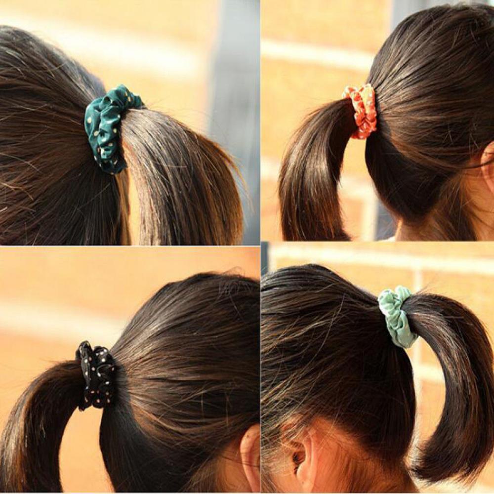 BORAG Bộ 10 Dây Cột Tóc Co Giãn Thời Trang Dành Cho Nữ
