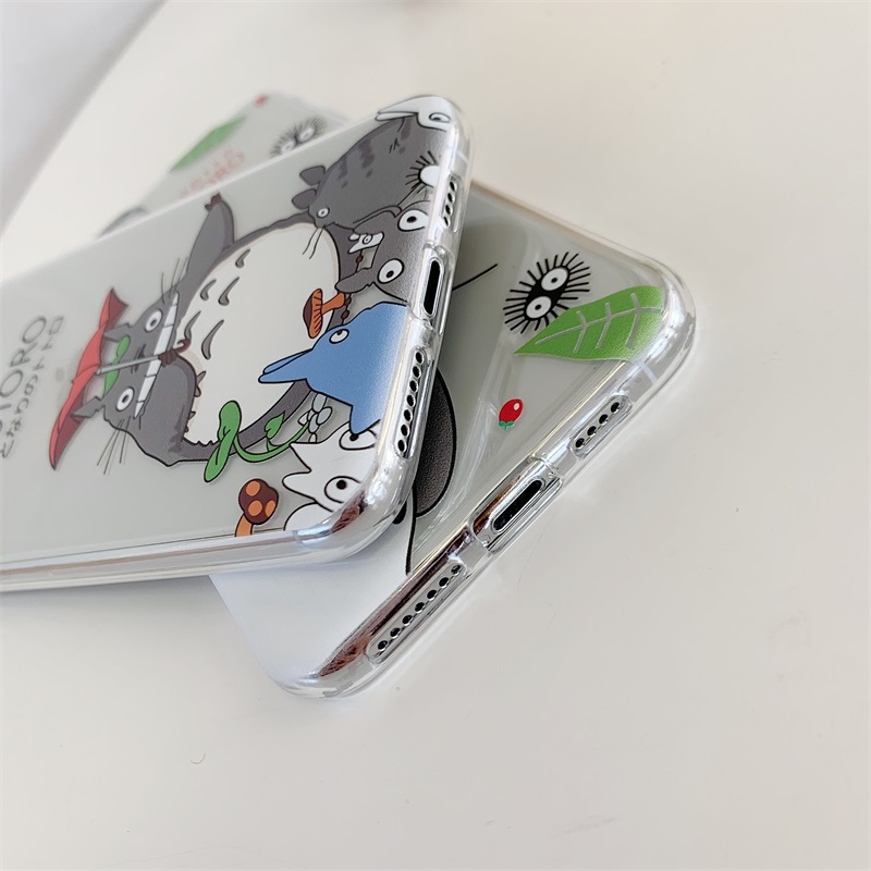 Ốp Điện Thoại Mềm Trong Suốt In Hình Totoro 442 Cho Xiaomi Redmi 9a 9c 9 8a 8 K30 Redmi Note 9s 9 8 7 Pro Poco F2 Pro