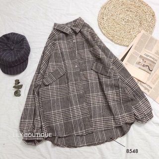 Sơ mi dạ kẻ caro