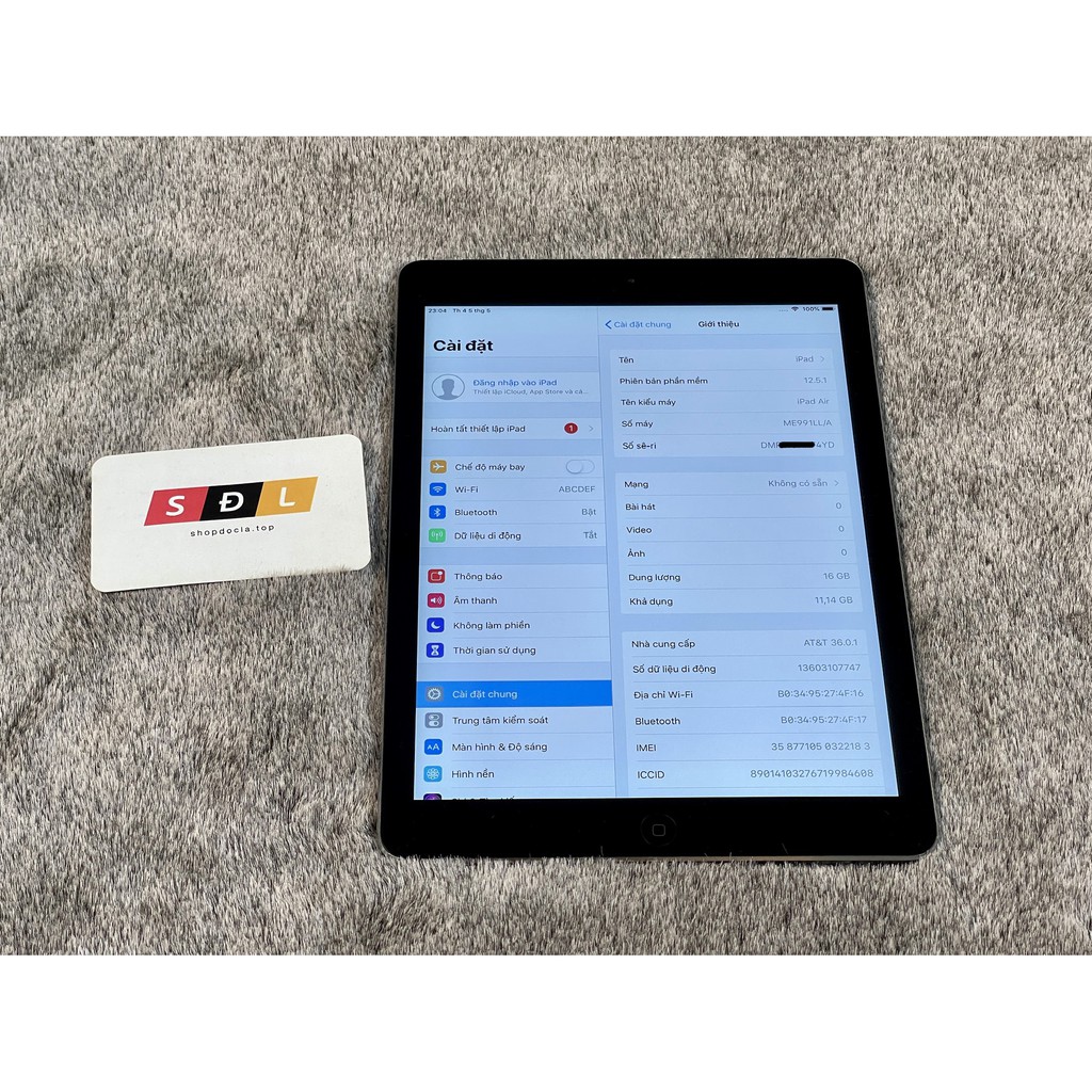 Máy tính bảng Apple iPad Air 16GB bản 4G | BigBuy360 - bigbuy360.vn