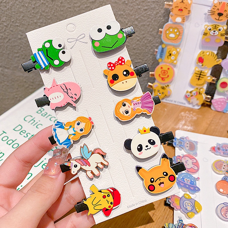 Kẹp tóc hình hoạt hình dễ thương cho bé gái