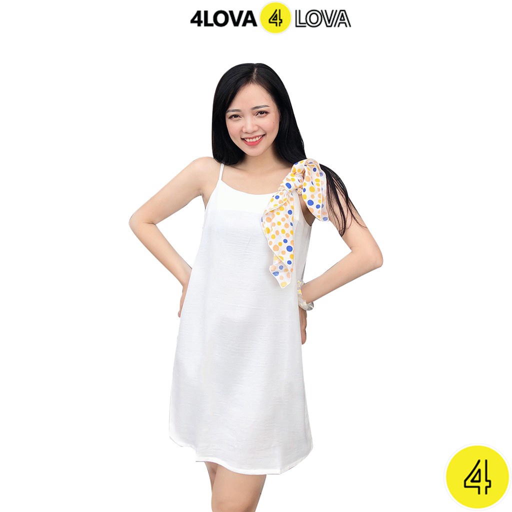 Váy 2 dây nữ 4LOVA dáng suông chất đũi lụa trơn bazic nhiều màu đẹp quyến rũ - Hàng mới về