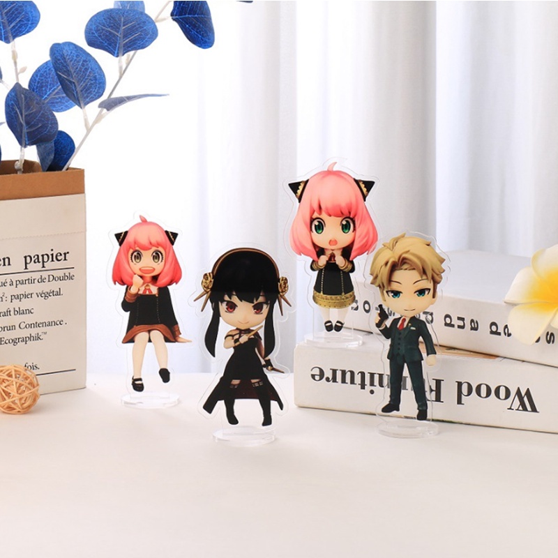 Mô hình đồ chơi SPY×FAMILY Twilight Yor Forger Anya anime có chân đế bằng acrylic