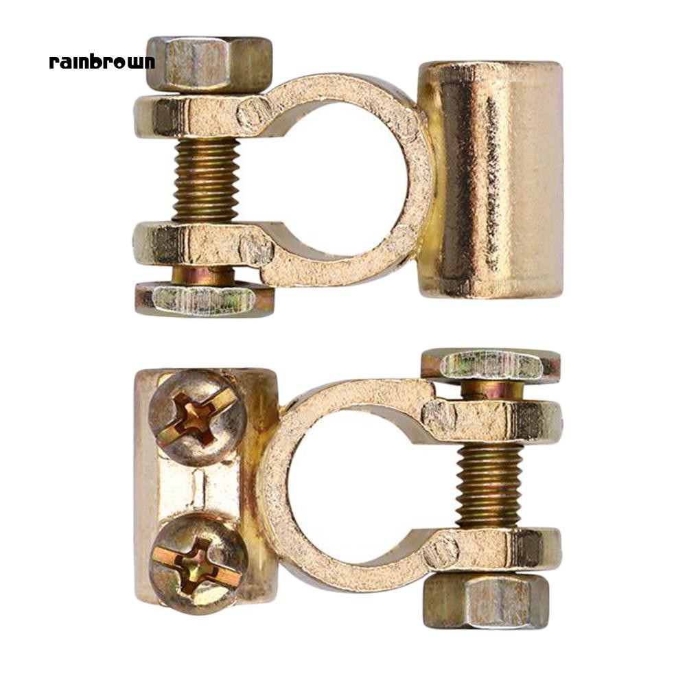 Cặp kẹp nối cực pin 12V chất liệu nhôm dùng cho xe ô tô