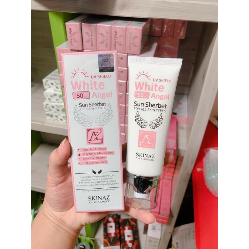 Kem chống Nắng White Angel Sun sherbet Skinaz