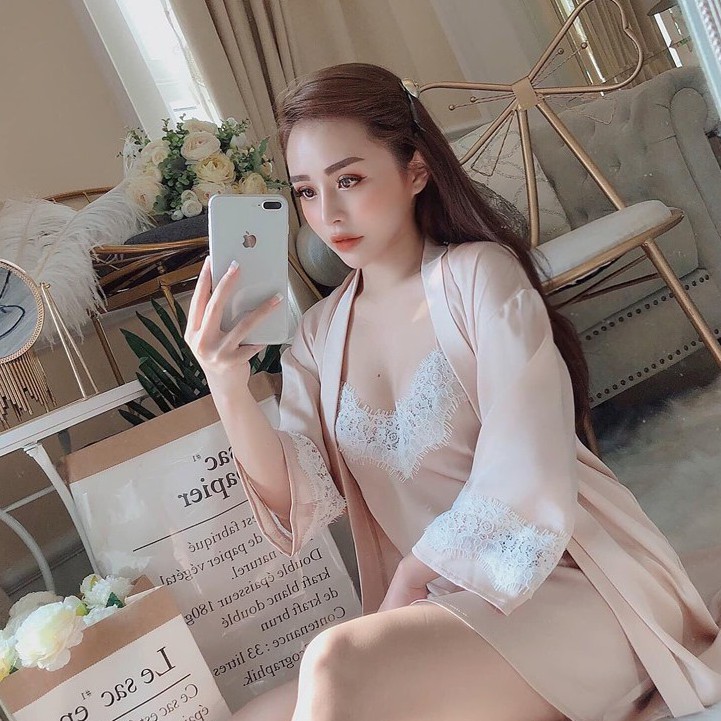 Sét Lụa Đi Ngủ 2 Món Cực Hót G&H009 | BigBuy360 - bigbuy360.vn