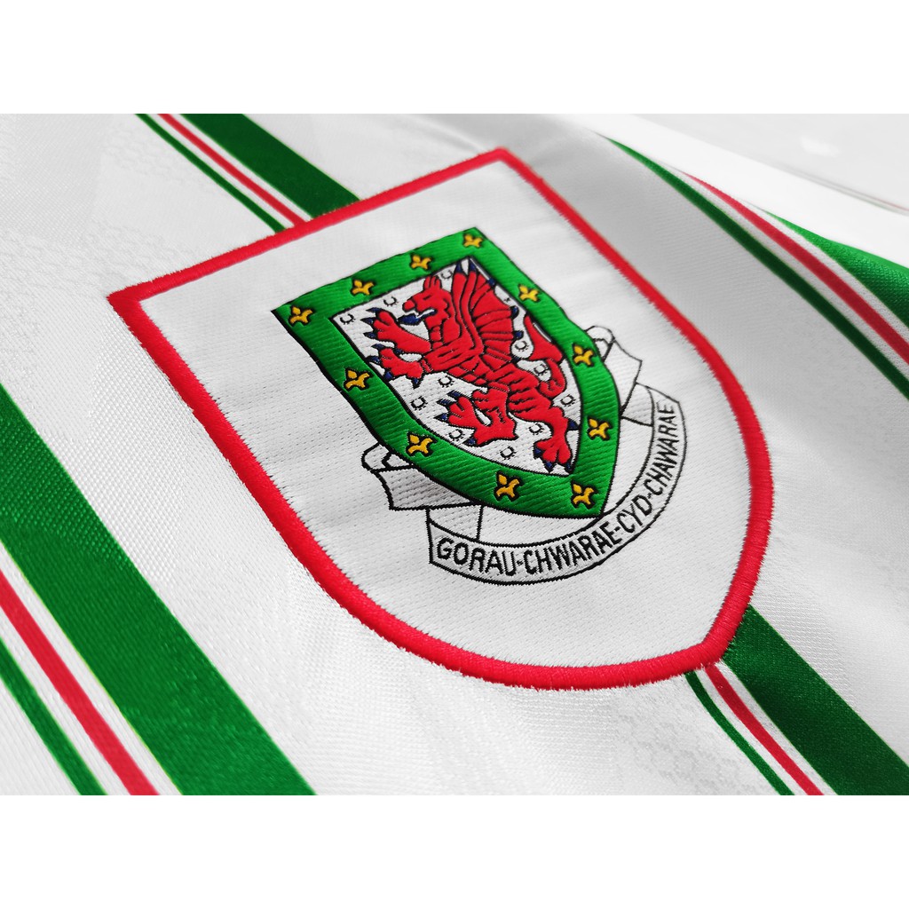 Áo Bóng Đá Đội Tuyển Wales 93-95 Phong Cách Retro