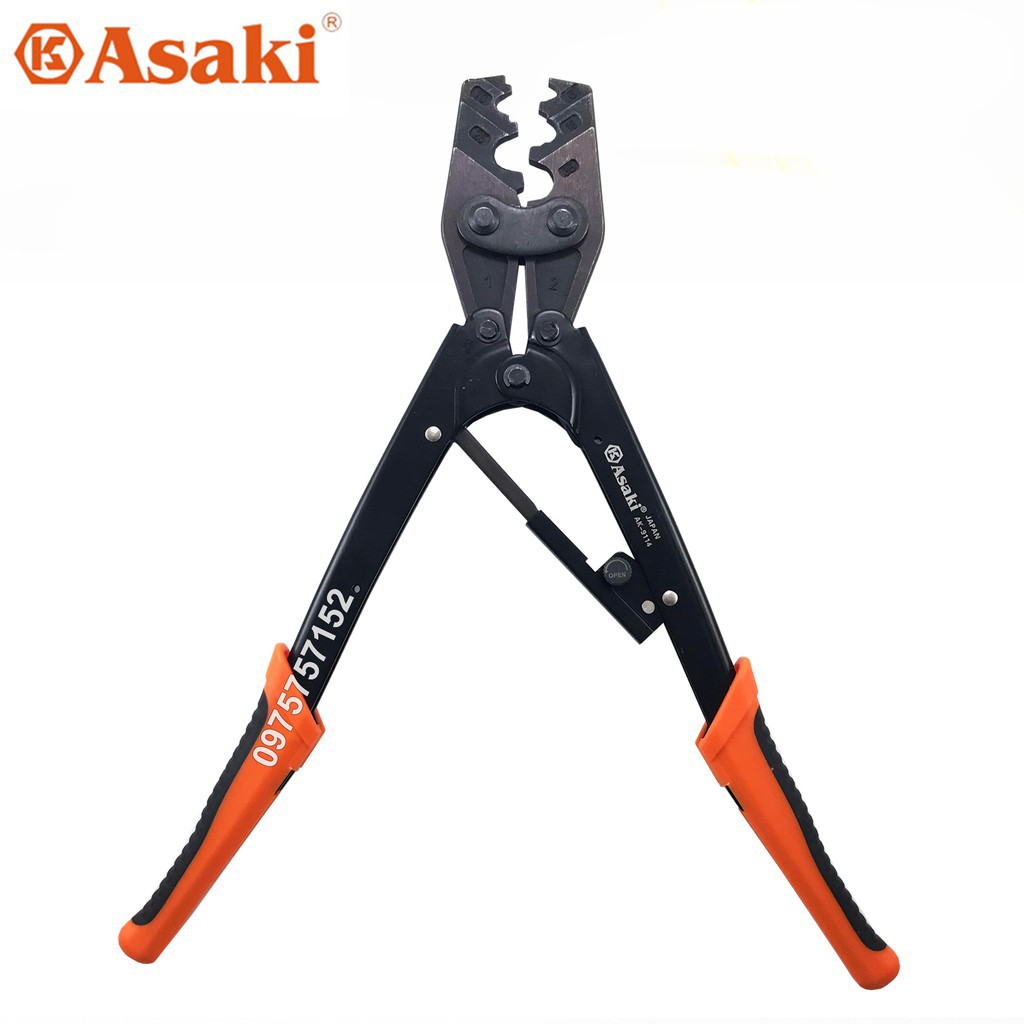 Kìm bấm cos 38L 5.5 -> 38mm2 Asaki AK-9114  giocongcu
