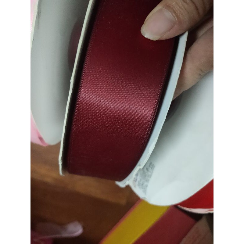 5m ruy băng lụa satin 2 mặt 4cm