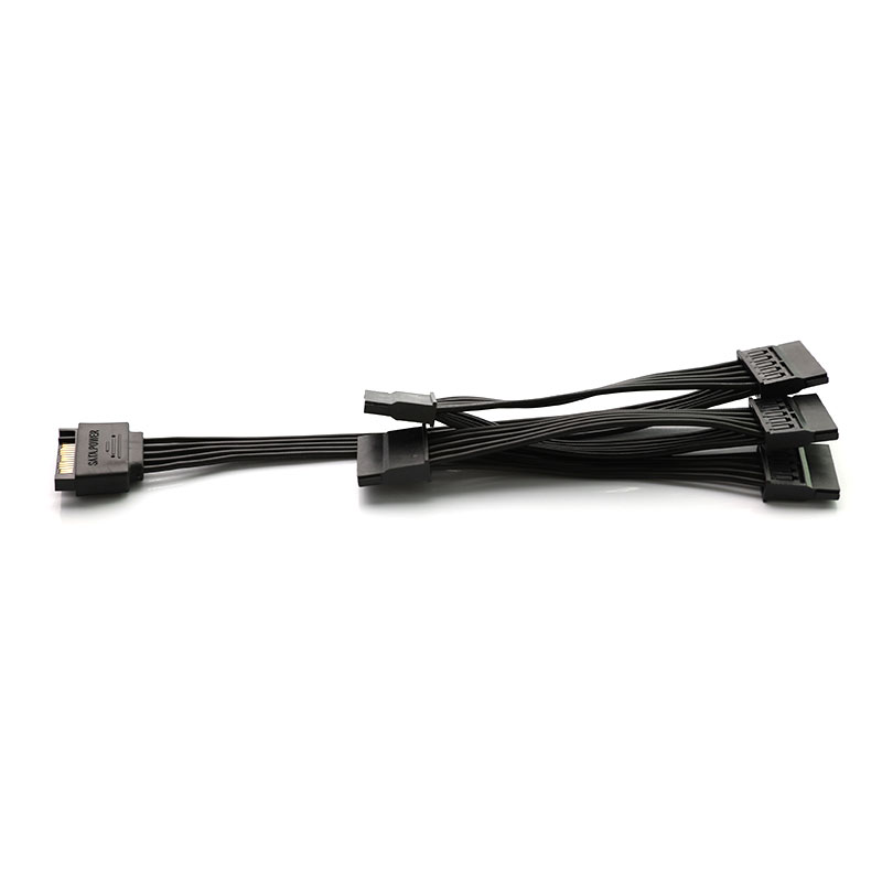 Cáp Chia Cổng Molex 15pin Sata 1 Sang 5 Sata 15pin