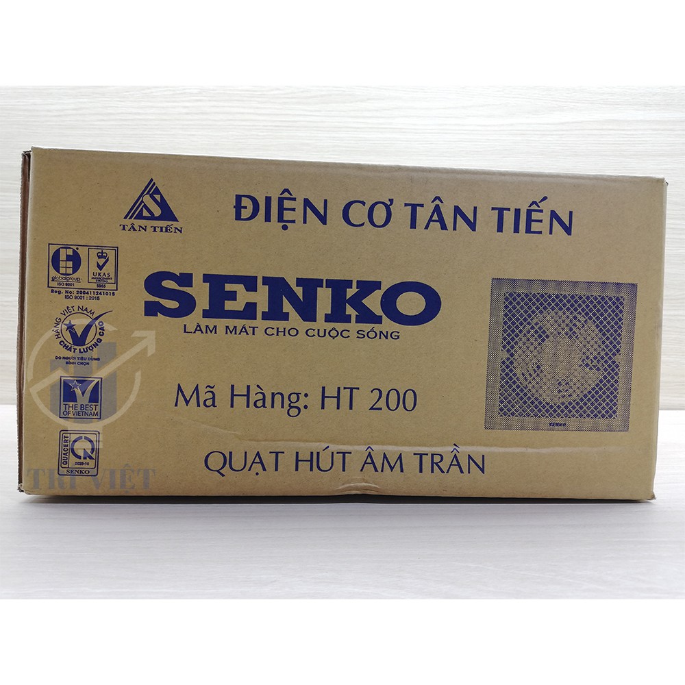 Quạt hút mùi gắn âm trần Senko HT200 2T (35W) - Bảo hành 12T
