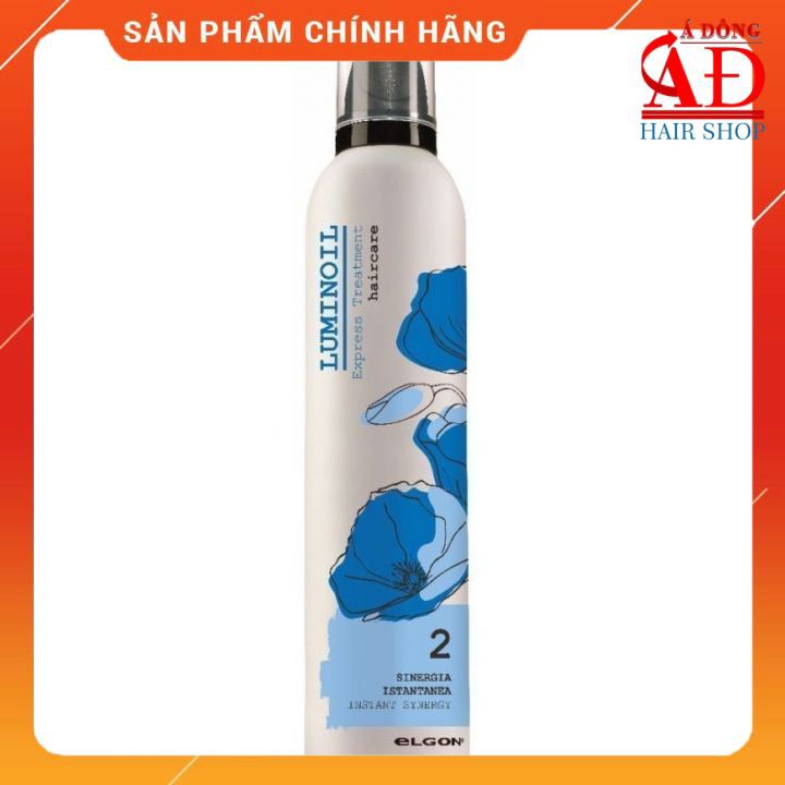 ELGON LUMINOIL SINERGIA RISTRUTTURANTE 300ML - TINH DẦU KÍCH BÓNG THẦN TỐC CHO TÓC HƯ TỔN (ch M1