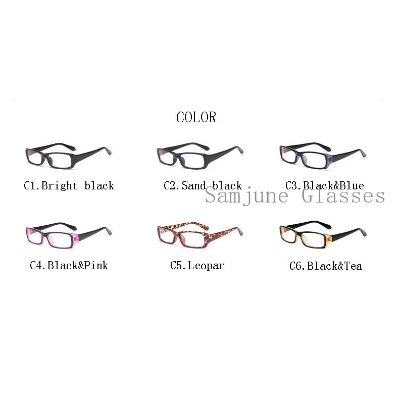 Mắt Kính  Samjune 21007 Chống Ánh Sáng Xanh Trong Suốt Dành Cho Nam Nữ