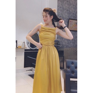 váy maxi hở lưng