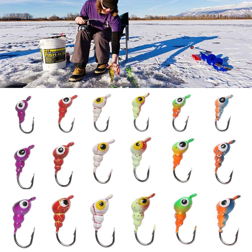 MAYSHOW Mồi Câu Cá Mùa Đông Cân Bằng Bằng Chất Lượng Cao Gắn Móc Cứng