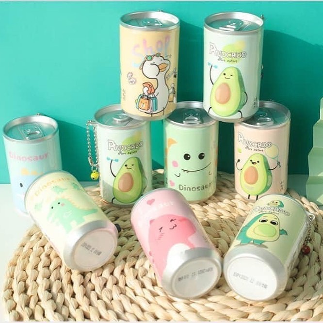 Khăn Giấy Ướt Dạng Lon Nước Có Dây Treo - Khăn Giấy Lon Du Lịch Tiện Lợi
