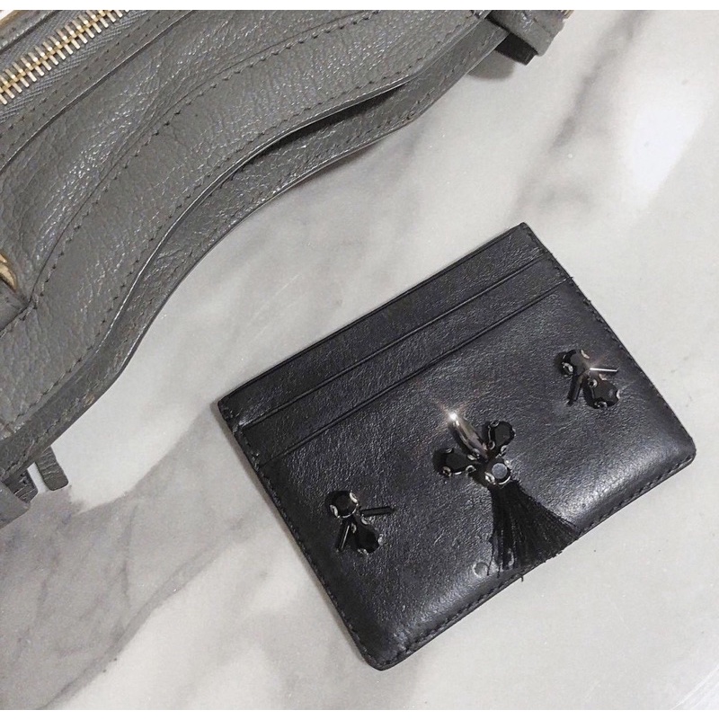 Ví đựng thẻ đính đá và tua rua