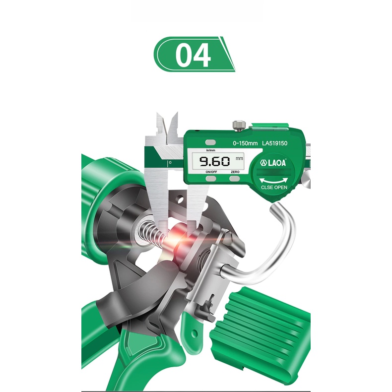 Súng bắn keo silicon, súng hàn nhiệt LAOA, chất lượng cao, hàng chính hãng