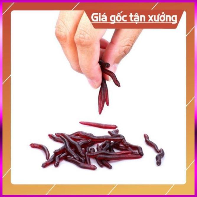 ⭐  Mồi Giun Giả Siêu Nhậy Không Có Hóa Chất Siêu Bền