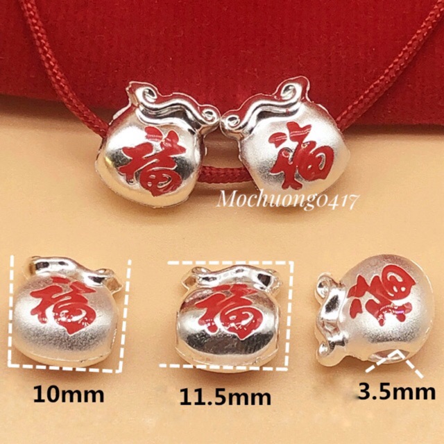 Charm túi tiền chữ Phúc - MH207