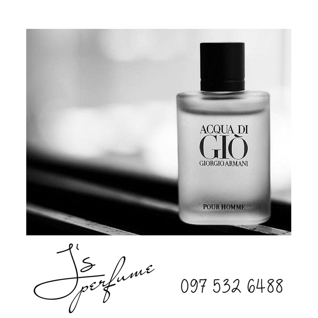 [Mẫu thử] Nước hoa nam Giorgio Armani Acqua Di Giò Pour Homme (Giò trắng) chai nhỏ 10ml